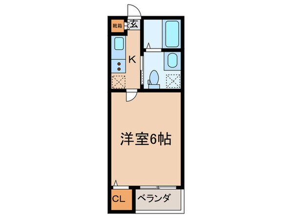 ＺＥＮ名駅の物件間取画像